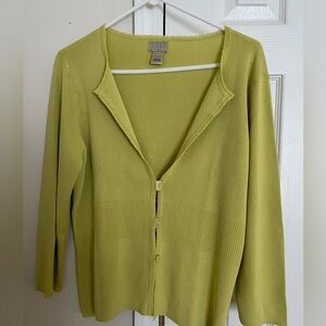 Vintage Sigrid Olsen 3 button cardigan sweater